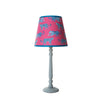 Gairloch Fluted Lamp Base- Sky Blue