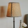 Double Sided Empire Lampshade - Hessian & Liberty Buttercup Orange