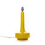 Ceramic Bell Bottomed Lamp Base - Yellow