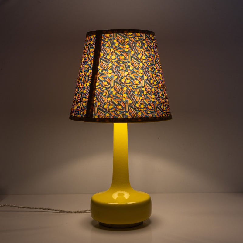 Single Sided Empire Lampshade - Liberty Orange Buttercup